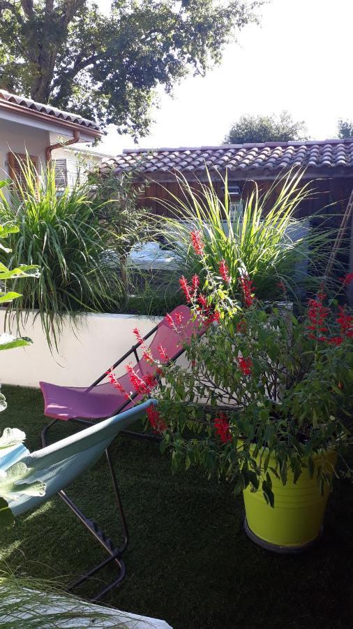 Chambre Chez L'Habitant Avec Spa Et Petit-Dejeuner En Lisiere De Foret Le Teich Ngoại thất bức ảnh