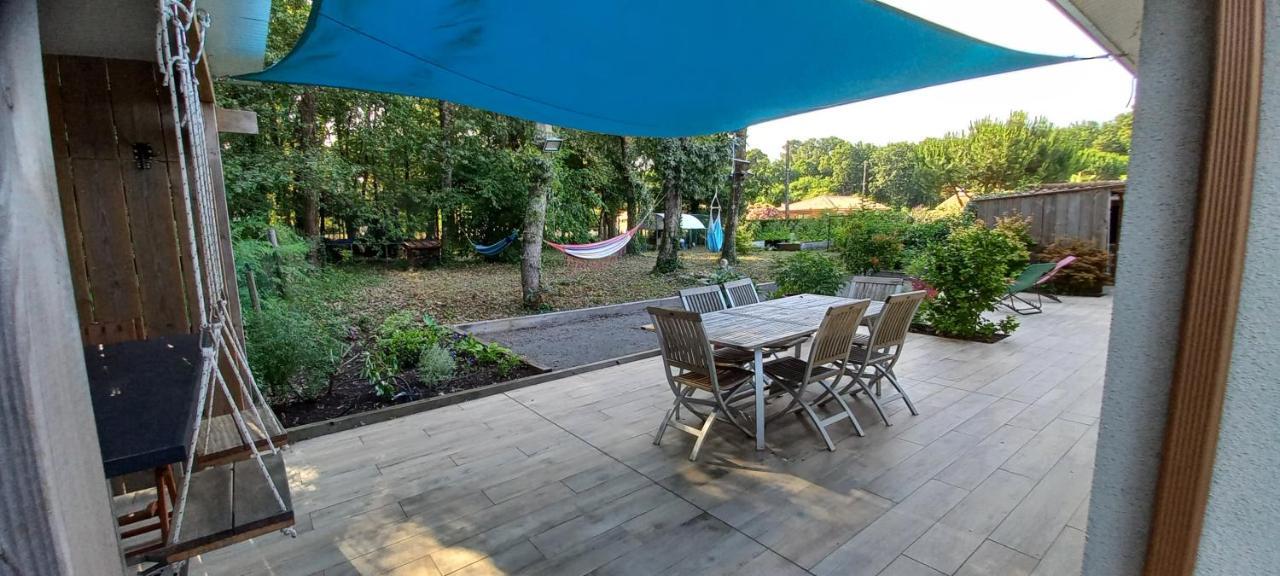 Chambre Chez L'Habitant Avec Spa Et Petit-Dejeuner En Lisiere De Foret Le Teich Ngoại thất bức ảnh