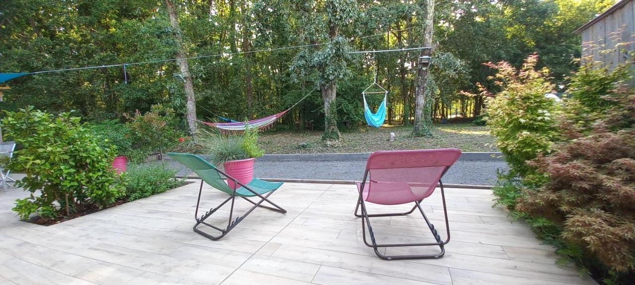 Chambre Chez L'Habitant Avec Spa Et Petit-Dejeuner En Lisiere De Foret Le Teich Ngoại thất bức ảnh
